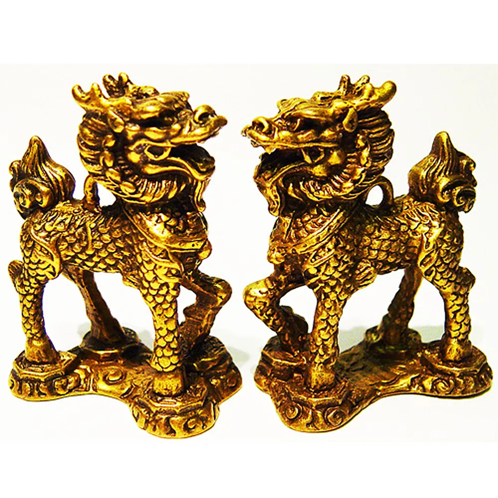 小麒麟踩八卦(一對)-已請老師開光點睛並附上安置說明和吉課 歷史價格詳細信息