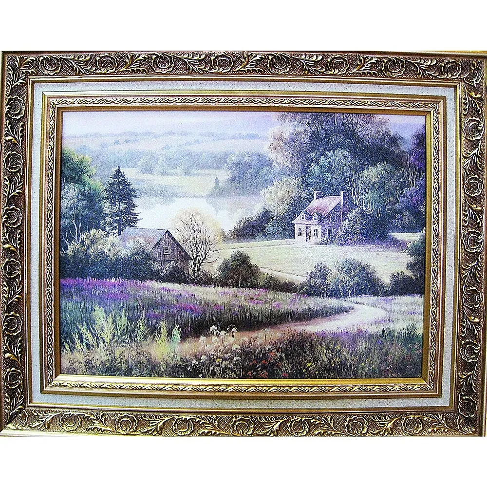 山水橫幅聚寶盆絲綢畫卷軸掛畫定制國畫辦公室裝飾掛畫江山多嬌 歷史價格詳細信息