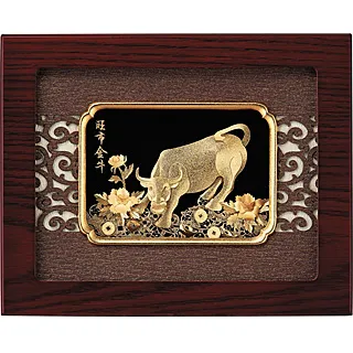 金箔畫 黃金畫純金圓滿獎牌/匾額系列~【大展鴻圖】等8款可選(27x50cm) 歷史價格詳細信息