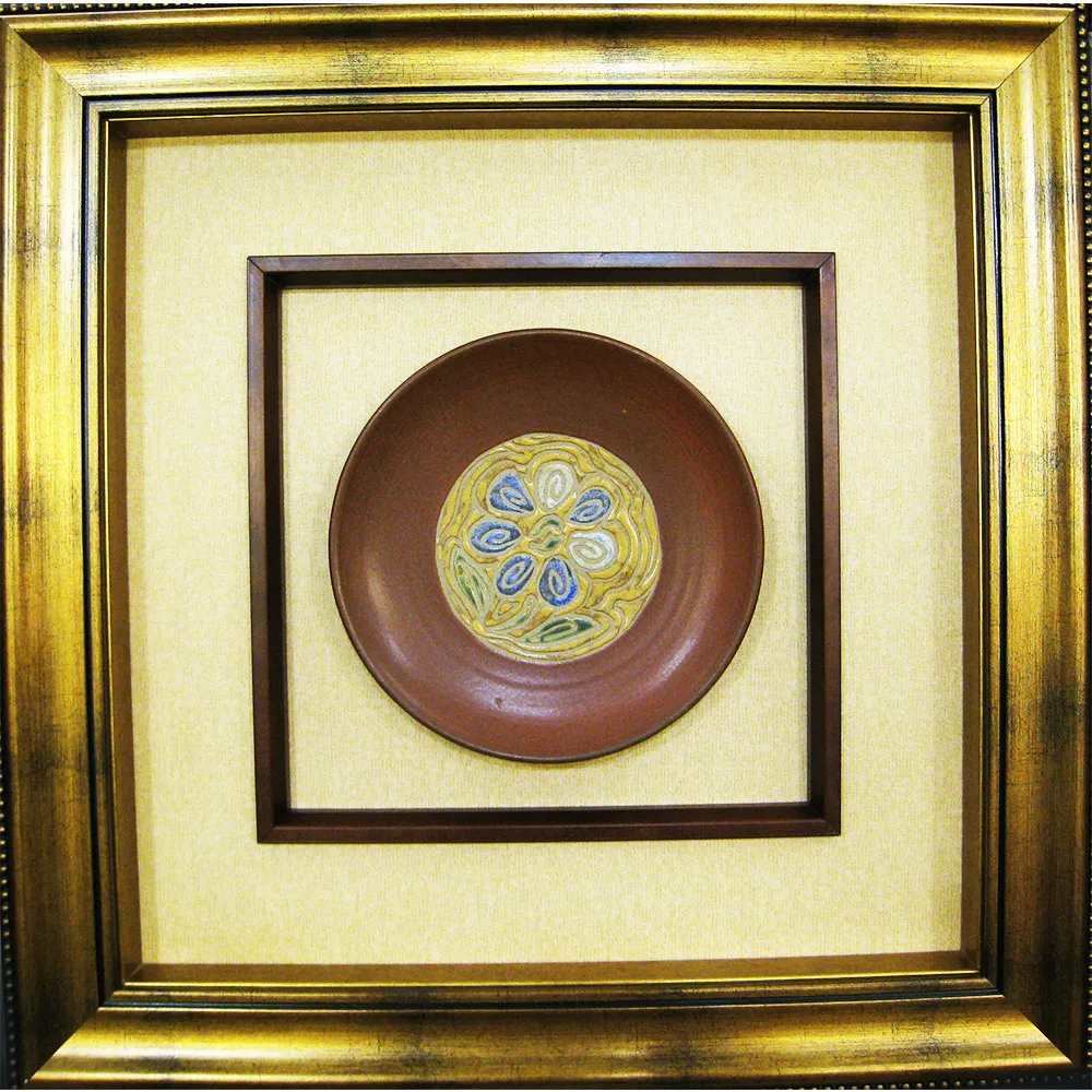 天圓地方陶盤~ 開運手拉坯陶板圓盤掛畫57*57cm 歷史價格詳細信息