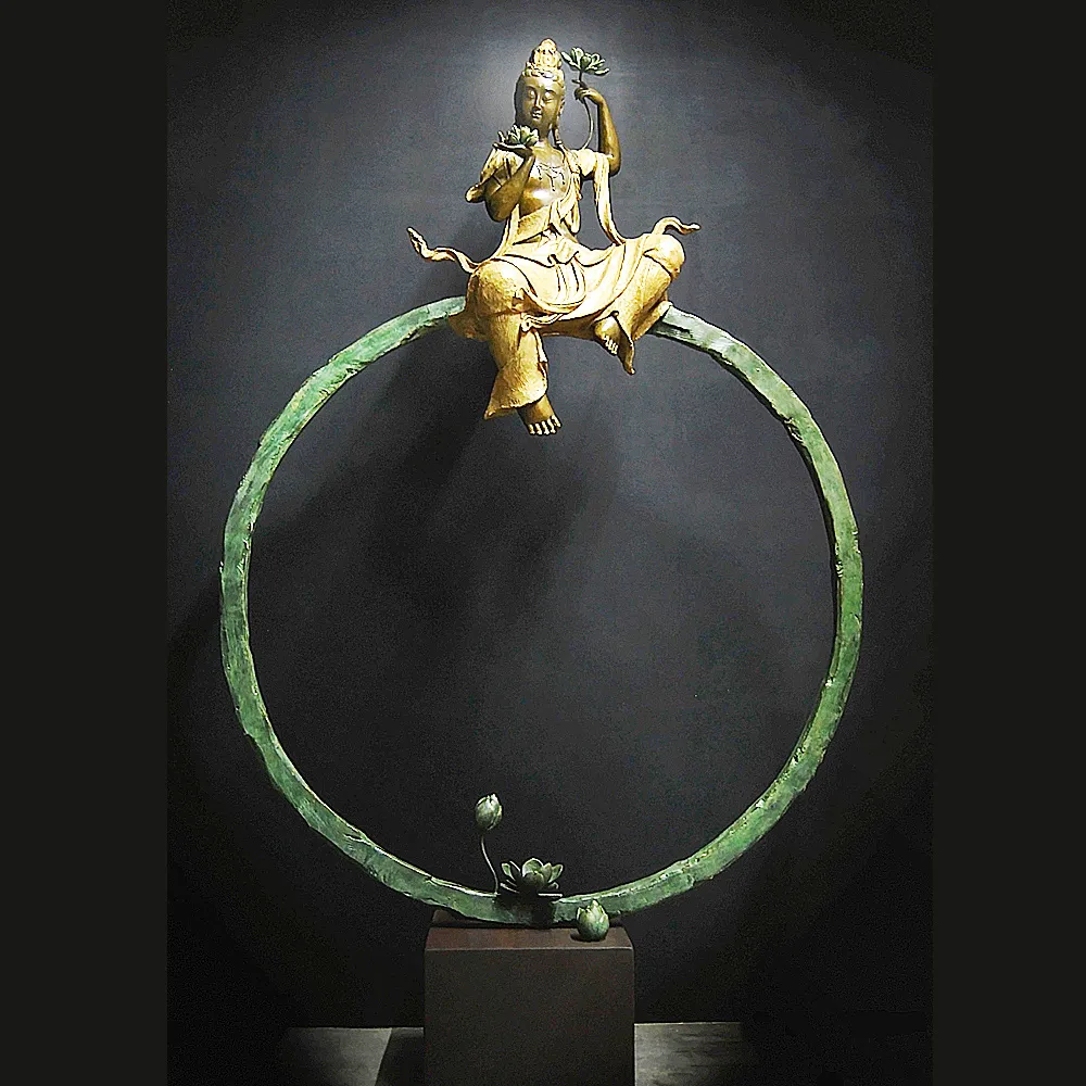 子問 限量原作銅雕~赤蓮華昇 (地藏王菩薩) 歷史價格詳細信息