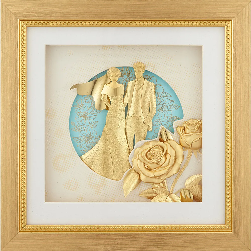 純金~牡羊座等十二星座系列立體金箔畫 歷史價格詳細信息