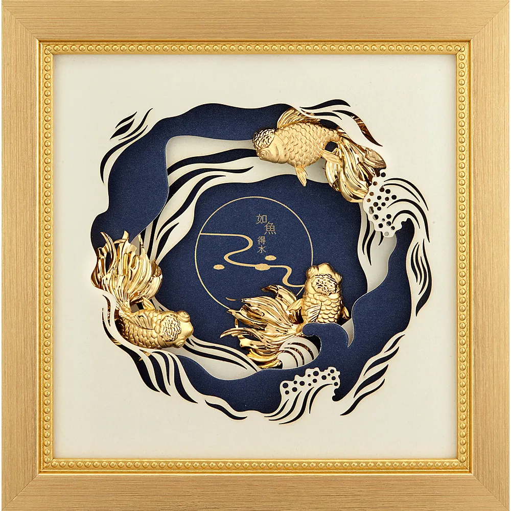 純金~牡羊座等十二星座系列立體金箔畫 歷史價格詳細信息