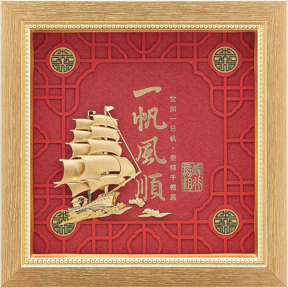 金箔畫 純金 *金鴻喜系列*老鷹【大展鴻圖】...23x23cm 歷史價格詳細信息