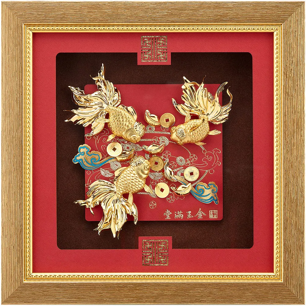 純金祥和金箔畫系列~牡丹【榮華富貴 】....24 x24 cm 歷史價格詳細信息