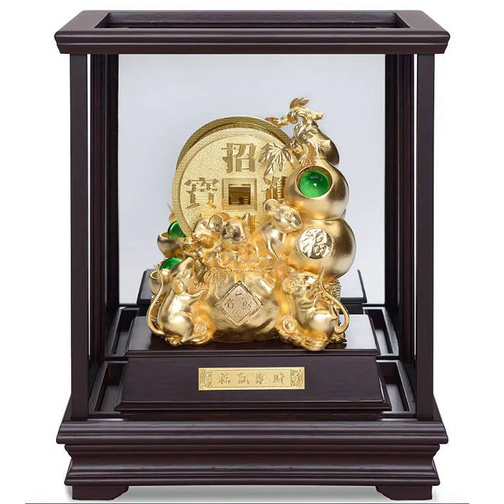 純金箔畫 福虎生豐 步步高陞 桌上型 13.5x10.5公分 G019-GF001 附保證書 歷史價格詳細信息