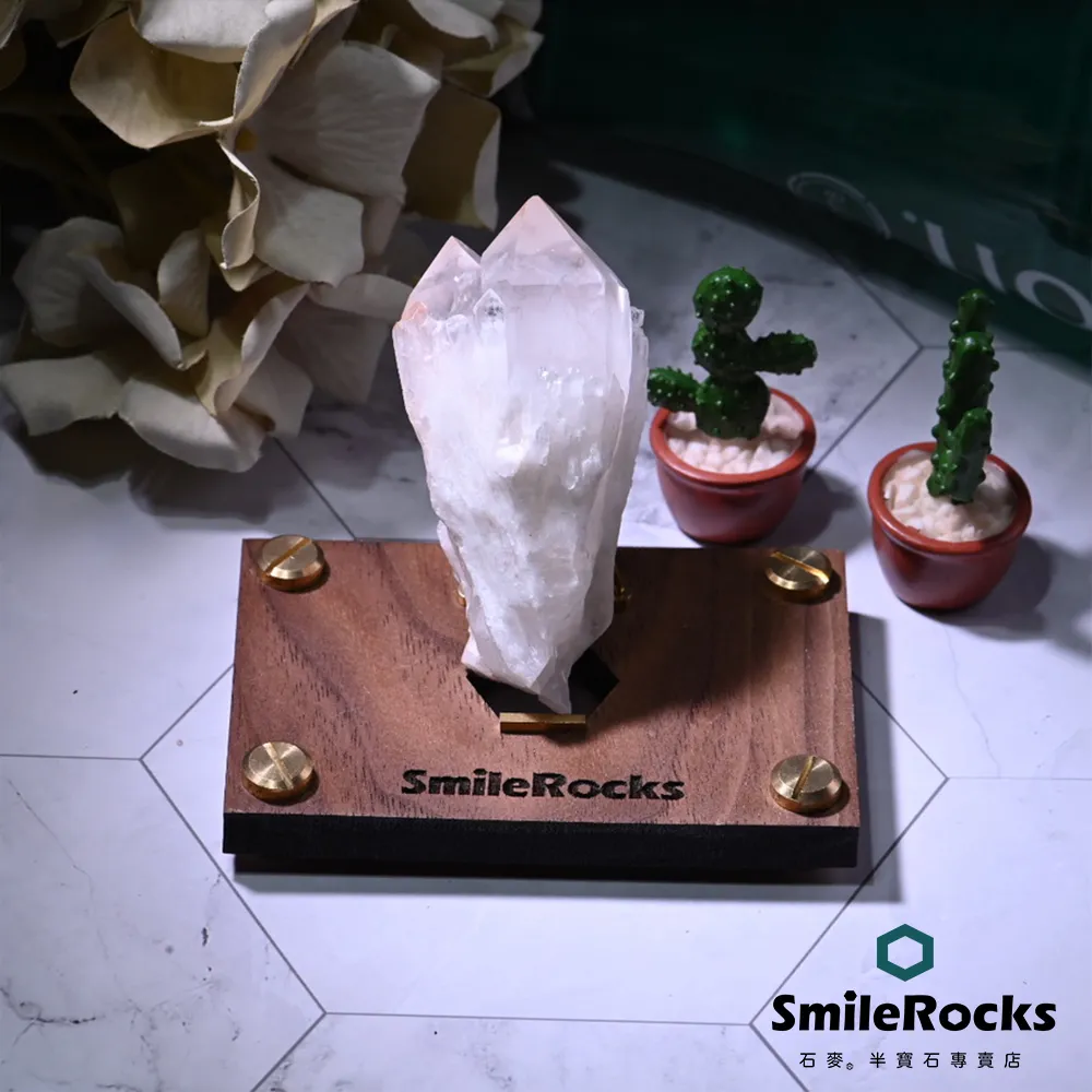 【SmileRocks 石麥】白水晶球 直徑2.8cm No.050240269(附SmilePad 6X6底板) 歷史價格詳細信息