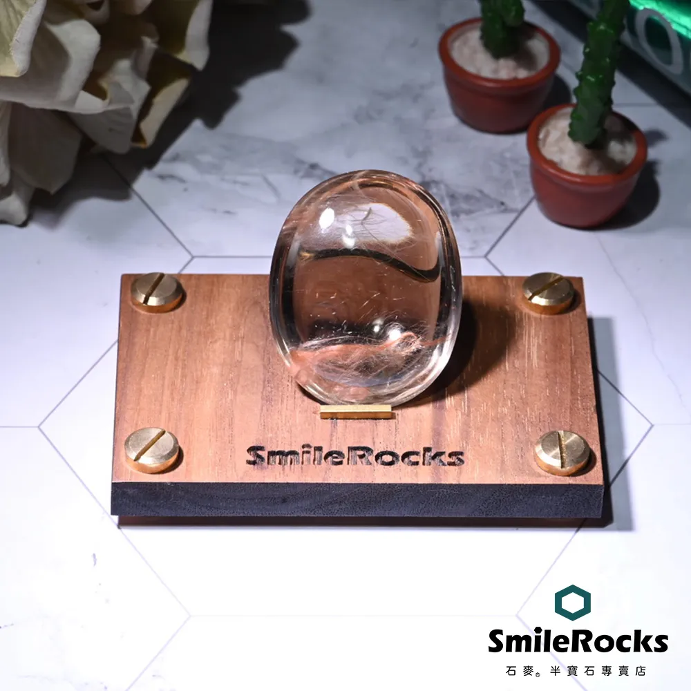 【SmileRocks 石麥】白水晶球 直徑2.8cm No.050240269(附SmilePad 6X6底板) 歷史價格詳細信息