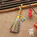 驅邪避災藏式合金彩色流蘇轉經筒★鎮宅★避邪★旺財★轉運★化煞◇汽車掛飾◇新年禮品◇祈福吊飾-白 歷史價格詳細信息