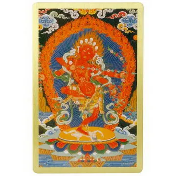 作明佛母咒輪圖片 相紙打印雙面塑封 密宗咒文畫像 結緣 唐卡 佛畫 歷史價格詳細信息