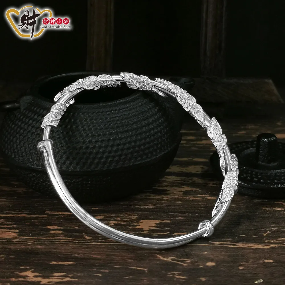 財神小舖 【CCH-004】卍字護身-般若心經手環/999純銀《含開光》 歷史價格詳細信息