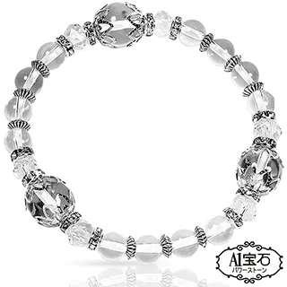 【A1寶石】晶鑽白水晶-化煞手鍊(含開光加持)【AJ-0018】 歷史價格詳細信息