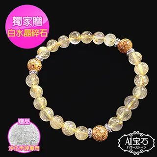 【A1寶石】開運晶鑽白水晶+3顆鑽切招財紫水晶手鍊招好人緣／防小人/化煞(含開光加持) 歷史價格詳細信息