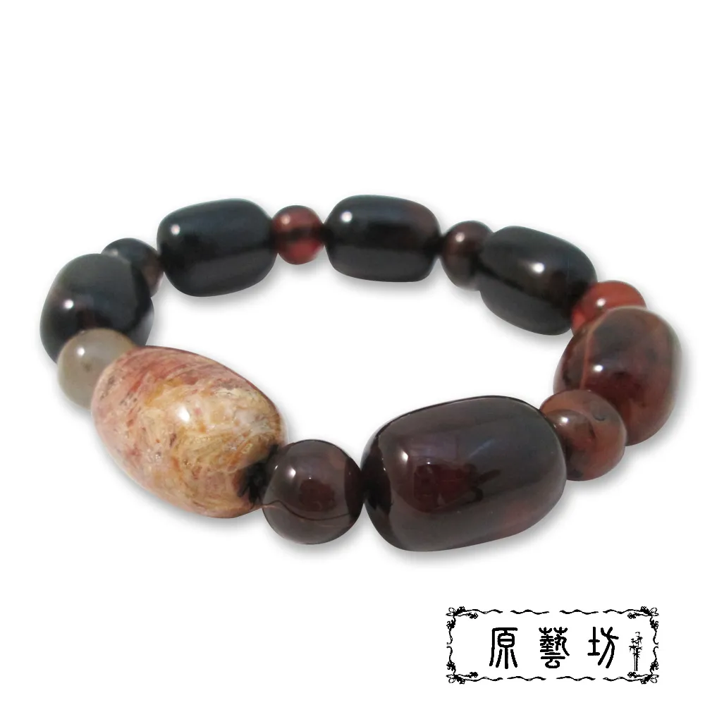 【原藝坊】珊瑚玉+黃龍麟圓珠手鍊(直徑約14 mm) 歷史價格詳細信息