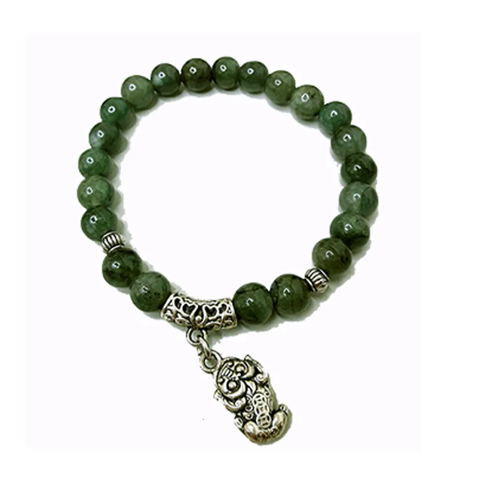 翡翠干青圓珠手鏈寒玉石英巖玉干青鐵龍生手串熱銷 歷史價格詳細信息