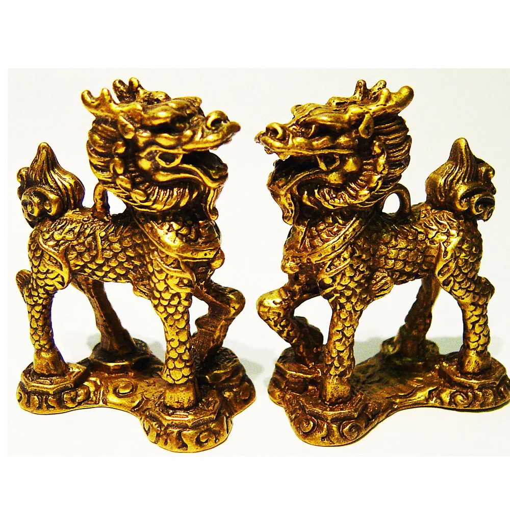 小麒麟踩八卦(一對)-已請老師開光點睛並附上安置說明和吉課 歷史價格詳細信息