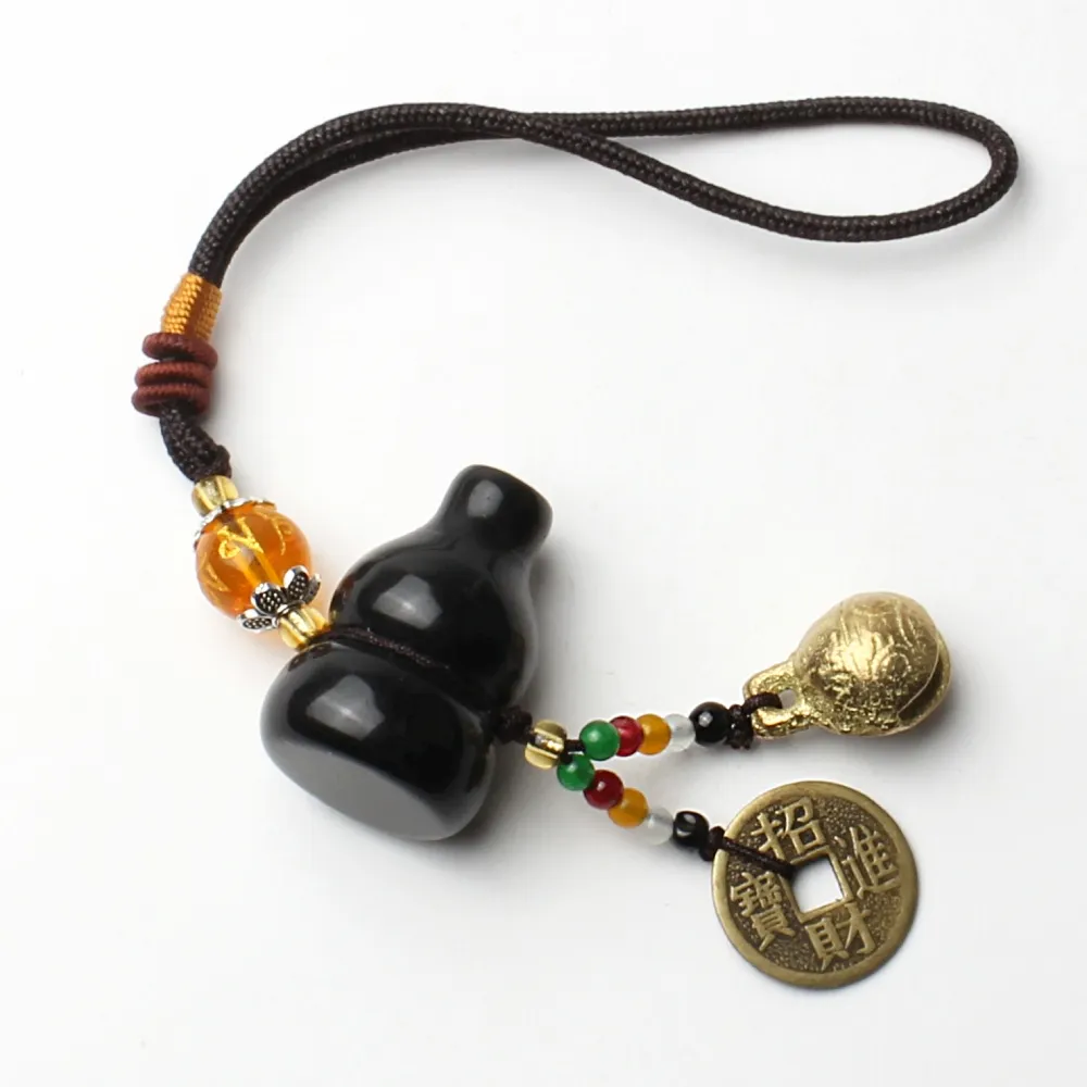 【開運工場】(超值三入組)天然東菱玉葫蘆招財避煞吊飾 歷史價格詳細信息