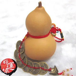 ★好運來★天然葫蘆+五帝錢吊飾 歷史價格詳細信息