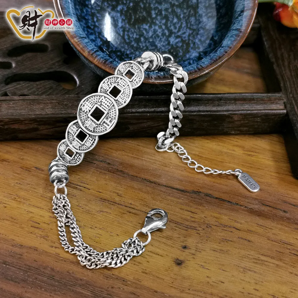 財神小舖【SB-1002】真愛守護-算盤手鍊(925純銀)《含開光》 歷史價格詳細信息