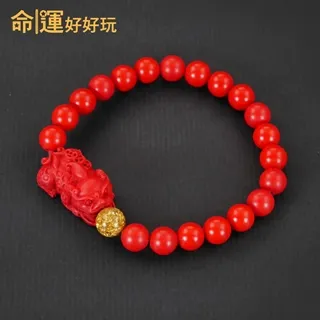 硃砂貔貅手鍊手持念珠女天然原石晶體文玩手把件盤玩佛珠手串男-玲瓏心飾 歷史價格詳細信息