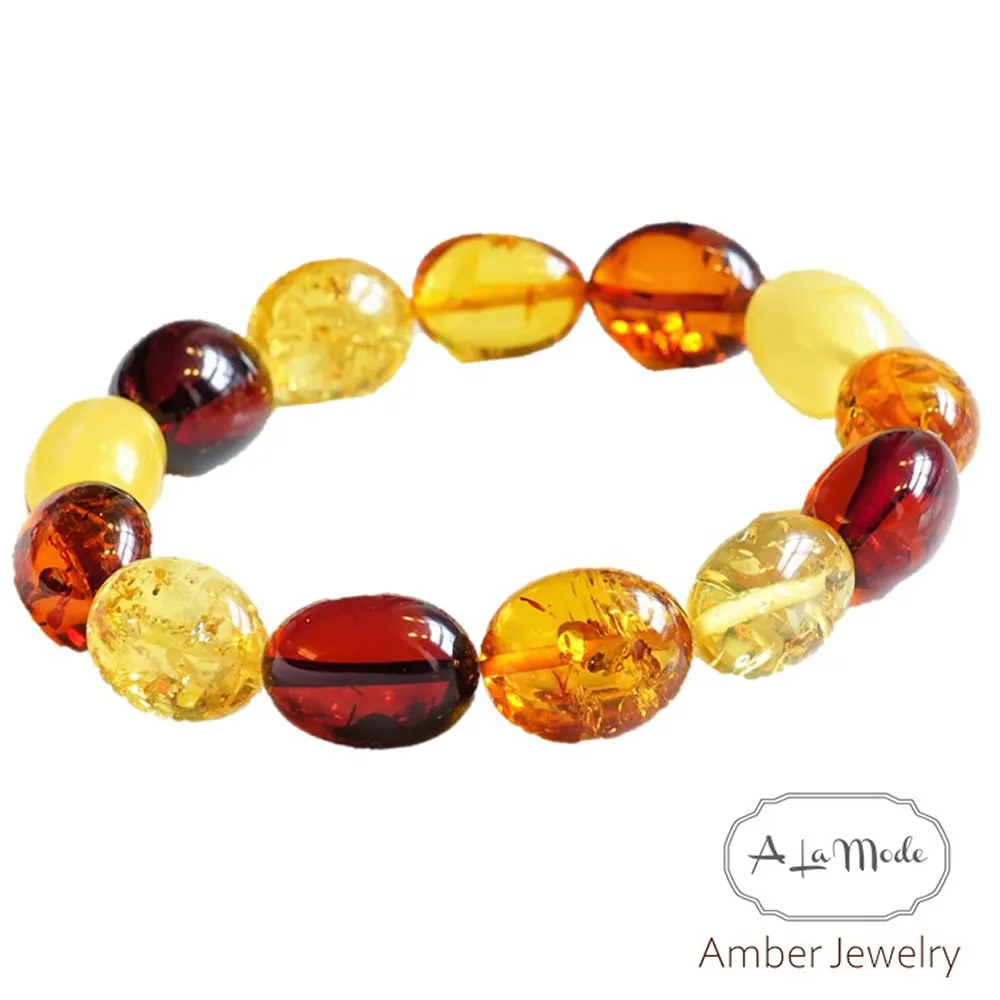 【Alamode】天然琥珀耳環 流線垂墜型 亮麗款 歷史價格詳細信息