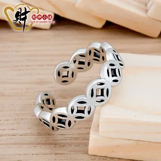 財神小舖【RS-044】鴻運進財-聚寶盆戒指(925純銀)活圍戒《含開光》 歷史價格詳細信息