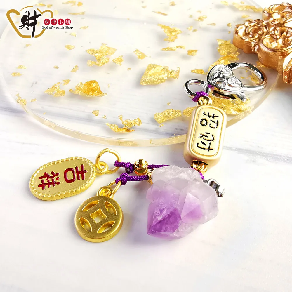 財神小舖 天然水晶手鍊 永恆心戀  925純銀《含開光》2色可選 歷史價格詳細信息