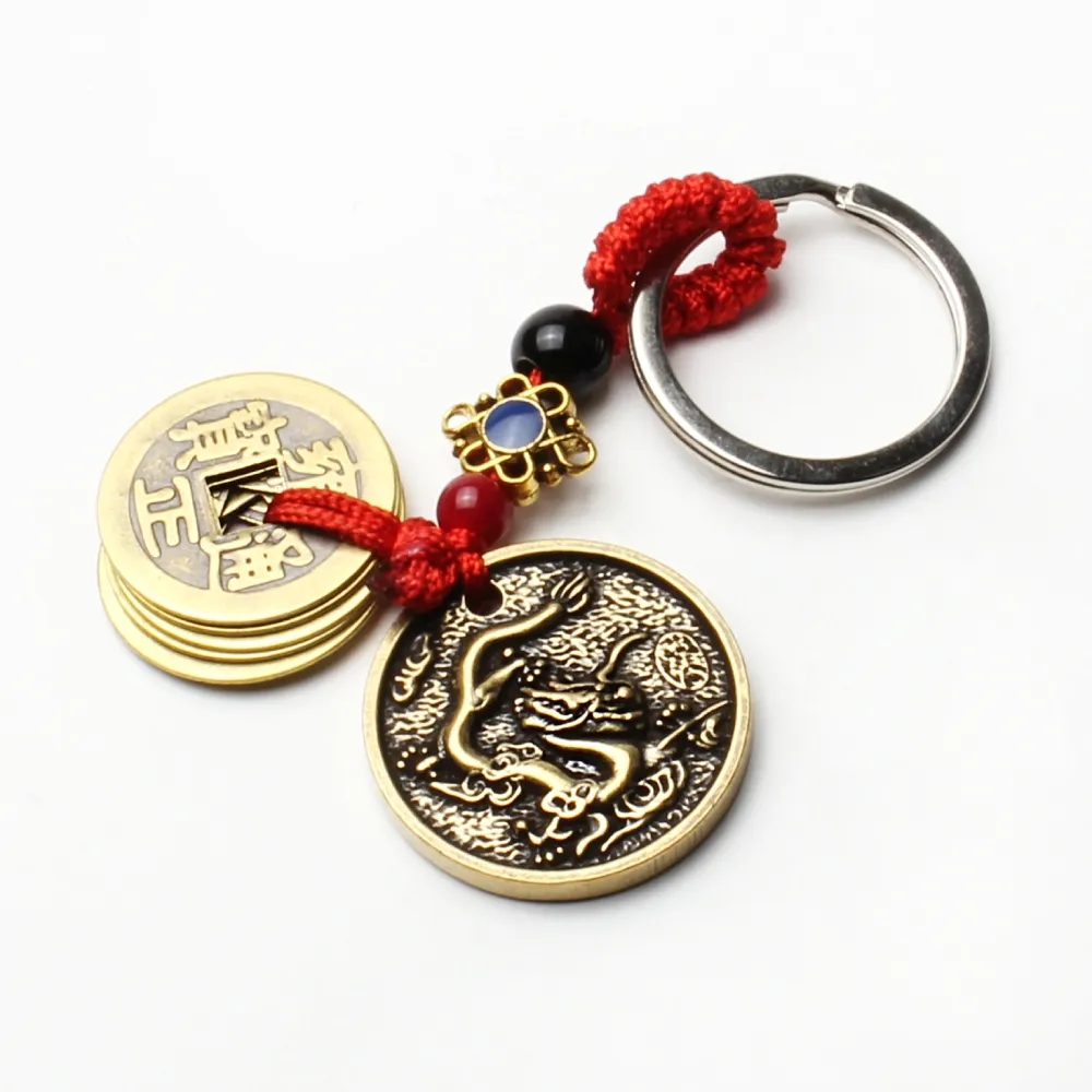 【開運工場】銅鑄生肖三合六合圓滿吊飾鑰匙圈(12生肖任選) 歷史價格詳細信息