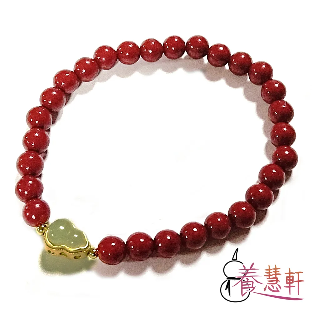 【養慧軒】開運硃砂 紫金砂 圓珠手鍊(直徑10mm) 歷史價格詳細信息