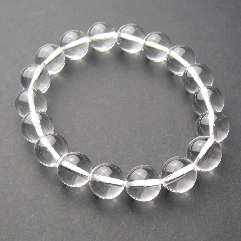 【開運工場】10mm天然白水晶圓滿串珠手鍊(可選手圍尺寸) 歷史價格詳細信息