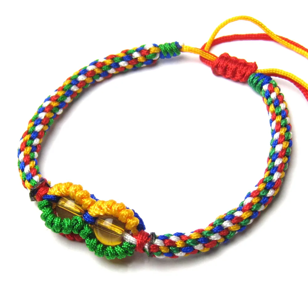 【開運工場】五行招財琉璃珠編織手環(手圍可任意調整) 歷史價格詳細信息