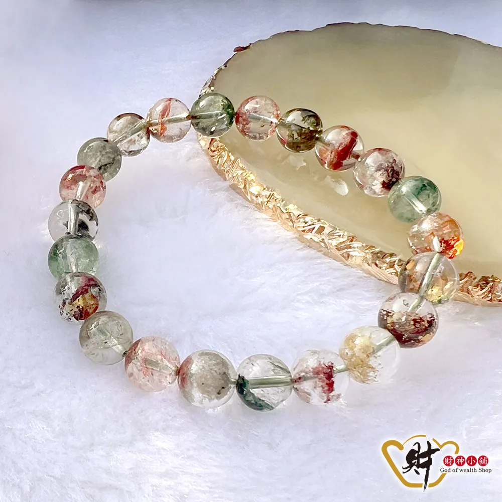 財神小舖 天然水晶手鍊 永恆心戀  925純銀《含開光》2色可選 歷史價格詳細信息
