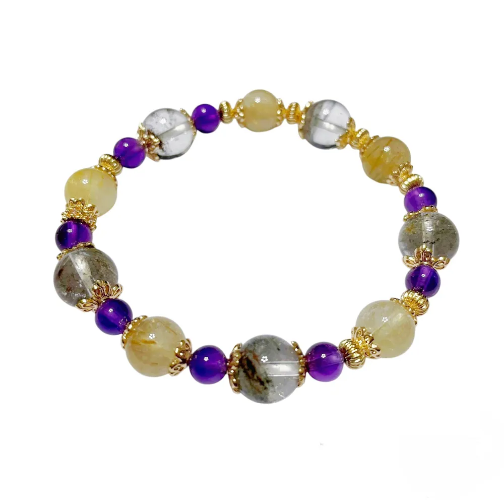 【A1寶石】鈦晶/五芒星造型/手鍊-招財/開運/桃花/貴人運旺/防小(贈白水晶淨化碎石) 歷史價格詳細信息