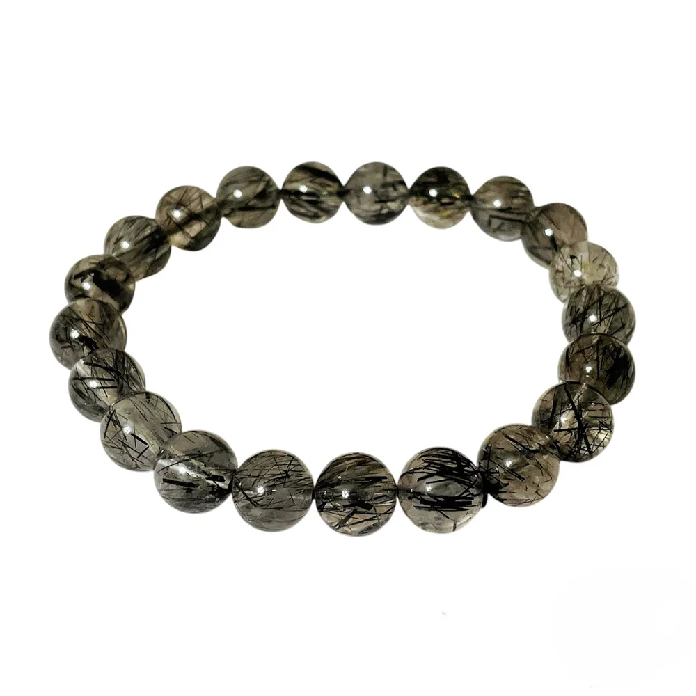 黑髮晶 手鍊 手環 手珠 滿髮 10mm+ 天然❤水晶玉石特賣#C025-3 歷史價格詳細信息