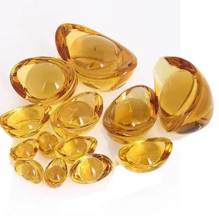 (小元寶)開運 黃玉元寶 開光 加持 招財 財位 風水 歷史價格詳細信息