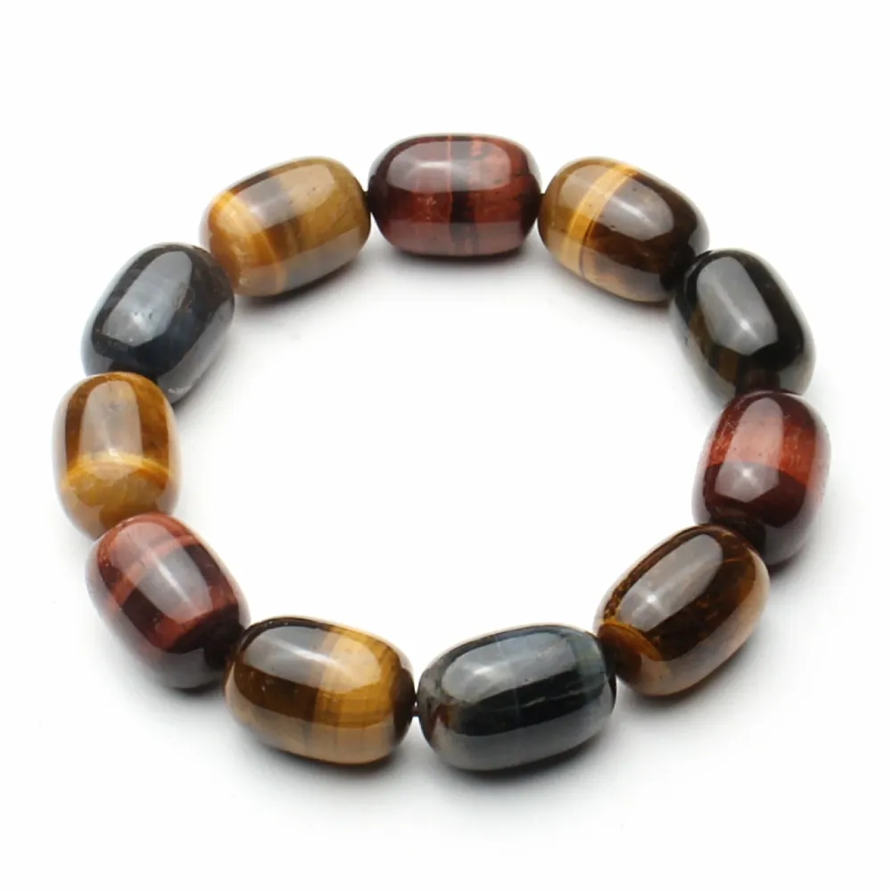 虎眼石三面財神招財珠手串佛珠缺土補土五行平安手錬男女款吉祥物 歷史價格詳細信息