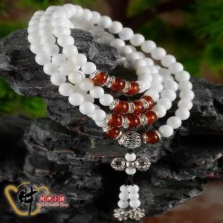 財神小舖 108珠青金石藏銀硨磲手鍊《含開光》EN1306 歷史價格詳細信息