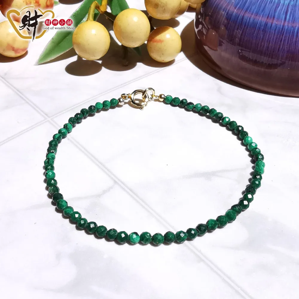 財神小舖【SLN-2603-9】簡約經典-碧璽手鍊3mm/切面 歷史價格詳細信息