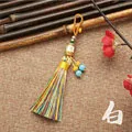 驅邪避災藏式合金彩色流蘇轉經筒★鎮宅★避邪★旺財★轉運★化煞◇汽車掛飾◇新年禮品◇祈福吊飾-白 歷史價格詳細信息