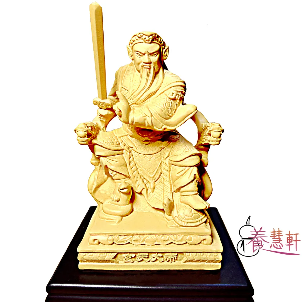 木雕佛像 玄天上帝 手工雕刻 玄武 工藝 歷史價格詳細信息