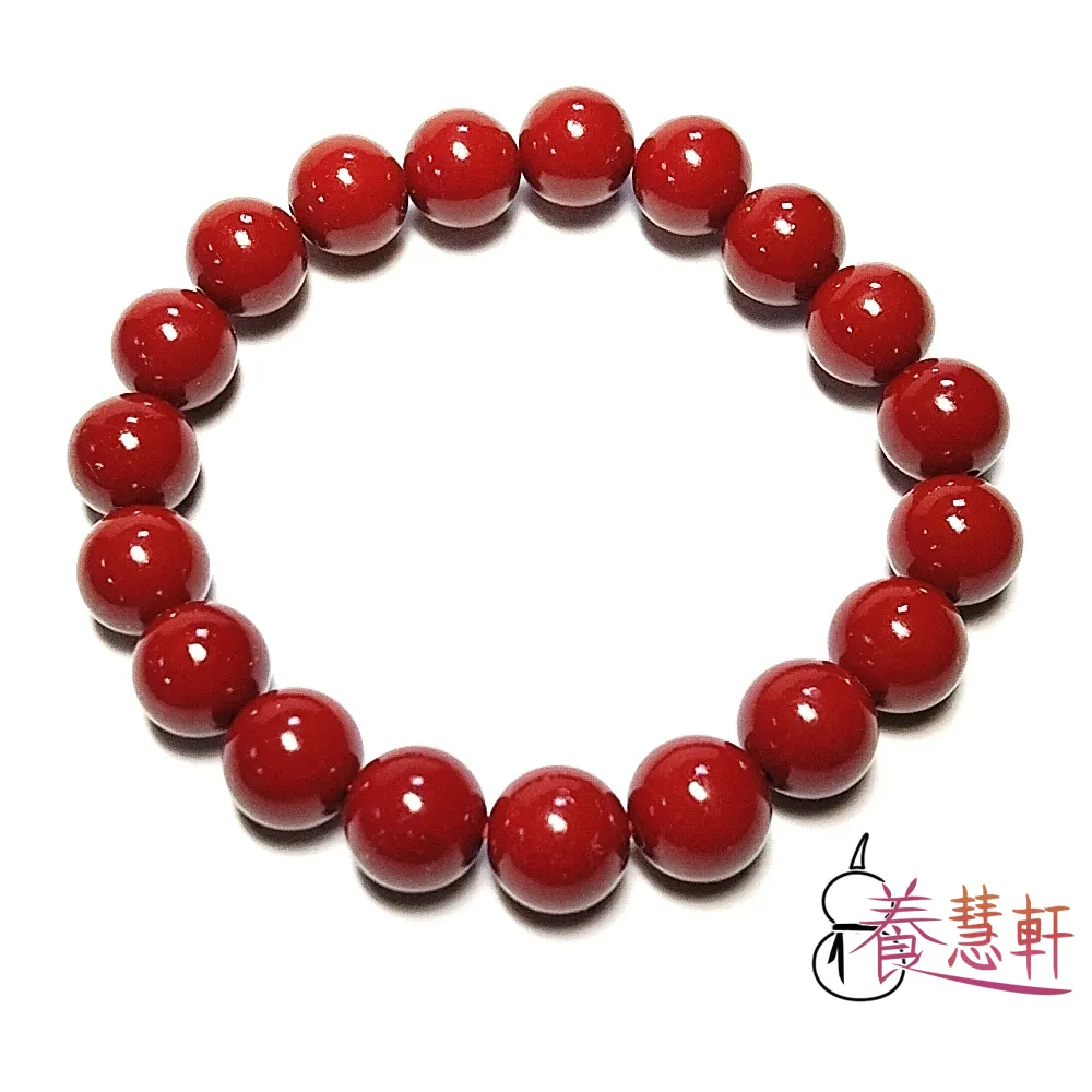 【養慧軒】開運硃砂 紫金砂 圓珠手鍊(直徑10mm) 歷史價格詳細信息