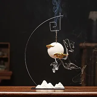 香月倒流香爐香插家居擺件創意香薰爐熏香開業禮品流香爐定制 歷史價格詳細信息