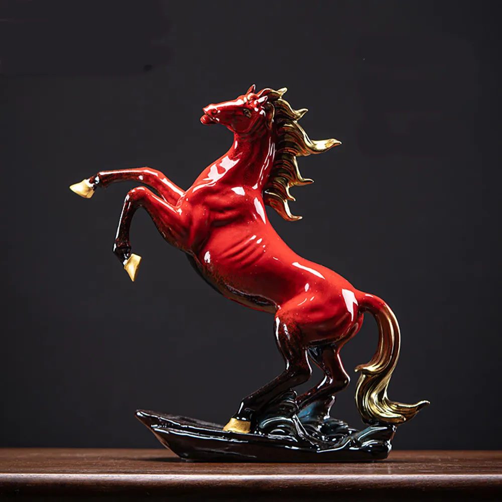 大型酒客廳創意紅火扭曲藍色玻璃鋼雕塑喜慶室內抽象造型擺件 歷史價格詳細信息