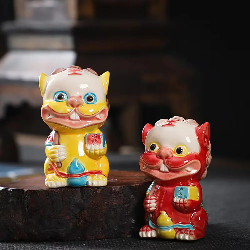 交趾陶-招財獸吊飾附精美盒裝 歷史價格詳細信息