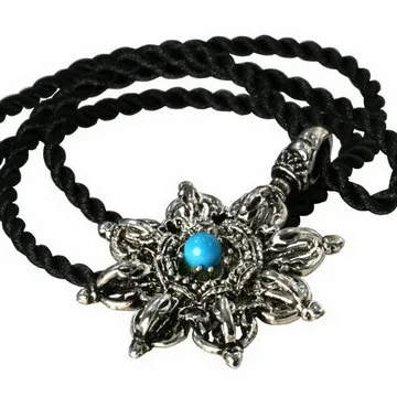 【普巴藏傳佛教文物】時輪金剛咒牌-鋼合金質感墜鍊/護身符(PB-N0004) 歷史價格詳細信息