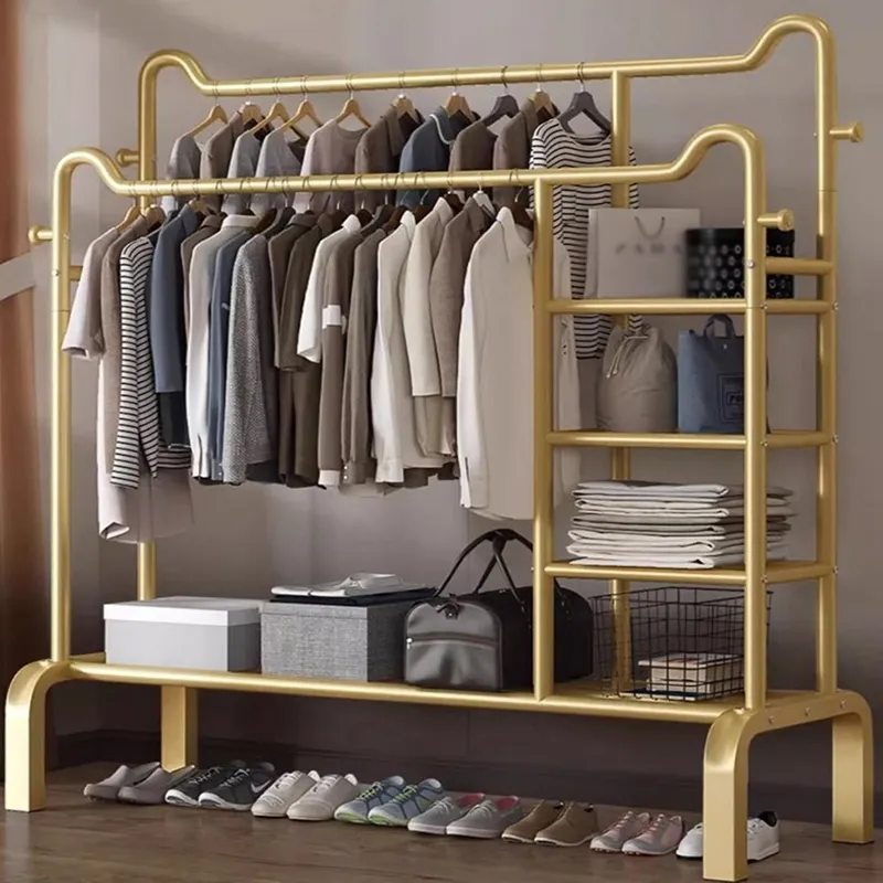 加厚收納掛衣架 掛衣架 U型帶籃衣架白色包邊衣架 衣架 落地衣帽架 組合式衣架 帶輪衣架 78*40*168cm 歷史價格詳細信息