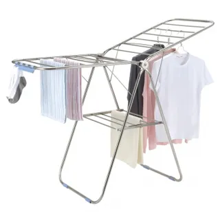 【雙手萬能】不鏽鋼蝶型曬衣架升級版 歷史價格詳細信息