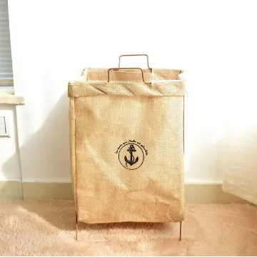 【WAWAWA】北歐復古黃麻粗曠收納籃 歷史價格詳細信息