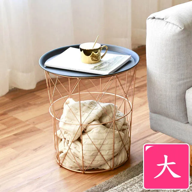 【收納職人】北歐ins風鐵藝帶蓋收納筐髒衣服收納桶儲物置物籃_小+中+大 歷史價格詳細信息