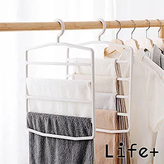 Life+ 極簡系五層衣褲收納架(米白色)2入 歷史價格詳細信息